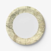 Weltkarte 5 pappteller (Vorderseite)