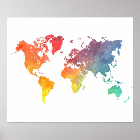 Weltkarte 5 poster (Vorne)