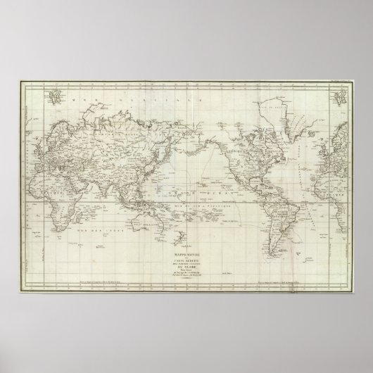 Weltkarte 6 poster (Vorne)