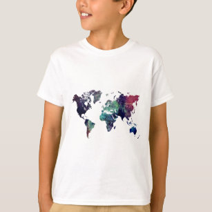 Weltkarte 6 T-Shirt