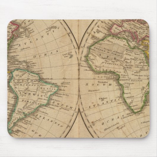 Weltkarte 7 mousepad (Vorne)