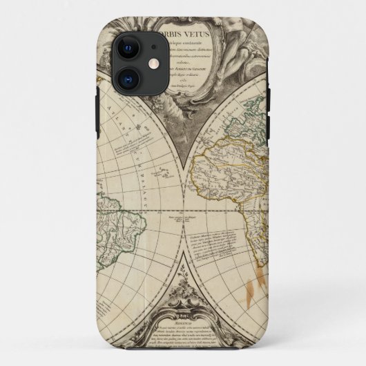 Weltkarte 8 Case-Mate iPhone hülle (Rückseite)
