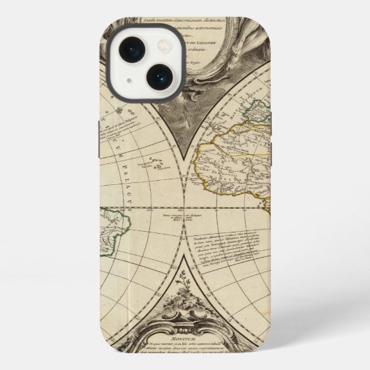 Weltkarte 8 iPhone hülle (Rückseite)