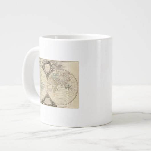 Weltkarte 8 Jumbo-Tasse (Vorderseite Links)