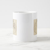 Weltkarte 8 Jumbo-Tasse (Vorderseite)