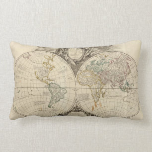 Weltkarte 8 lendenkissen