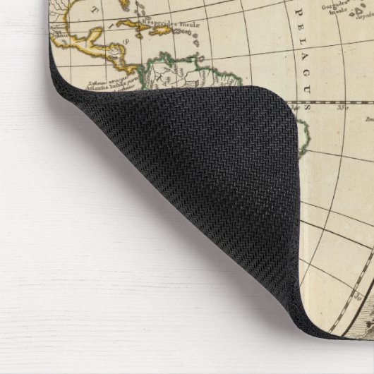 Weltkarte 8 mousepad (Ecke)