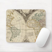Weltkarte 8 mousepad (Mit Mouse)