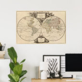 Weltkarte 8 poster (Heimbüro)