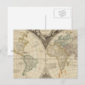 Weltkarte 8 postkarte (Vorne/Hinten)