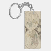 Weltkarte 8 schlüsselanhänger (Vorderseite links)