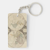 Weltkarte 8 schlüsselanhänger (Rückseite)