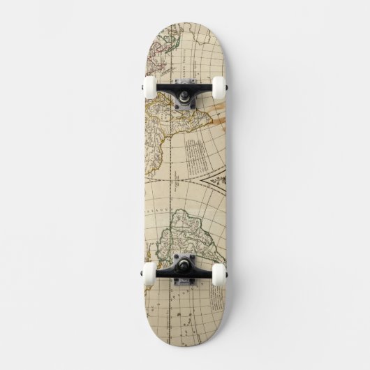 Weltkarte 8 skateboard (Vorderseite)