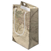 Weltkarte 9 kleine geschenktüte (Vorderseite Schrägansicht)