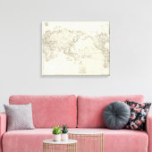 Weltkarte 9 leinwanddruck (Insitu (Wohnzimmer))