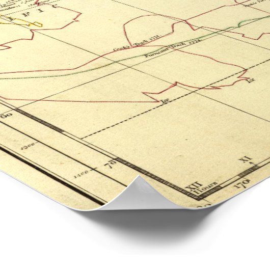 Weltkarte 9 poster (Ecke)