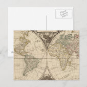 Weltkarte 9 postkarte (Vorne/Hinten)