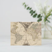 Weltkarte 9 postkarte (Stehend Vorderseite)