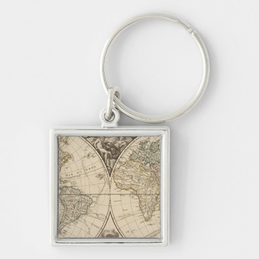 Weltkarte 9 schlüsselanhänger (Vorne)