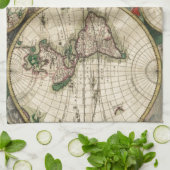 Weltkarte ab 1689 handtuch (Gefaltet)