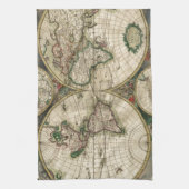 Weltkarte ab 1689 handtuch (Vertikal)