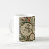 Weltkarte ab 1689 kaffeetasse (Vorderseite Links)
