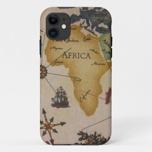 Weltkarte - Afrika Case-Mate iPhone Hülle (Rückseite)