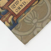 Weltkarte Antique Ortelius Fleecedecke (Ecke)