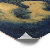 Weltkarte Antique Ortellius Poster (Ecke)