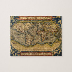 Weltkarte Antique Ortellius Puzzle