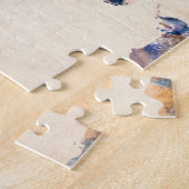 Weltkarte-Aquarell Puzzle (Seite)