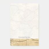 Weltkarte auf Mercators Projektion Post-it Klebezettel (Vorderseite)