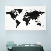 Weltkarte Banner (Messe)