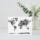 WELTKARTE BG3 - POSTKARTE (Stehend Vorderseite)