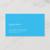 Weltkarte-blaue Technologie-globales Geschäft Visitenkarte (Rückseite)