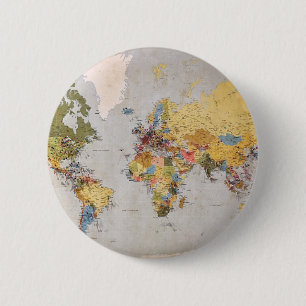 Weltkarte Button