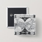 Weltkarte Button (Vorne & Hinten)
