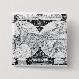 Weltkarte Button