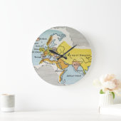 WELTKARTE, c1300. Große Wanduhr (Zuhause)