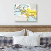 WELTKARTE, c1300. Leinwanddruck (Insitu (Schlafzimmer))