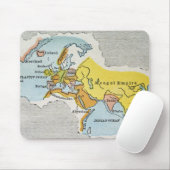 WELTKARTE, c1300. Mousepad (Mit Mouse)