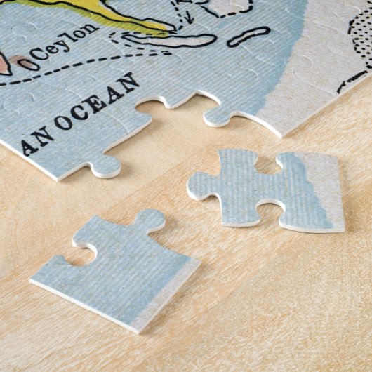 WELTKARTE, c1300. Puzzle (Seite)