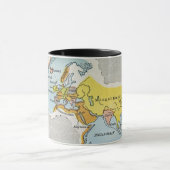 WELTKARTE, c1300. Tasse (Zentrum)