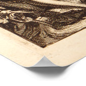 Weltkarte ca. 1713 (Planisphere Terrastre) Poster (Ecke)