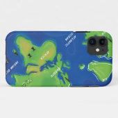 Weltkarte Case-Mate iPhone Hülle (Rückseite (Horizontal))