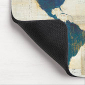 Weltkarte-Collage Mousepad (Ecke)