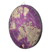 Weltkarte Dartscheibe (Vorderseite rechts)