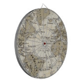 Weltkarte Dartscheibe (Vorderseite Links)
