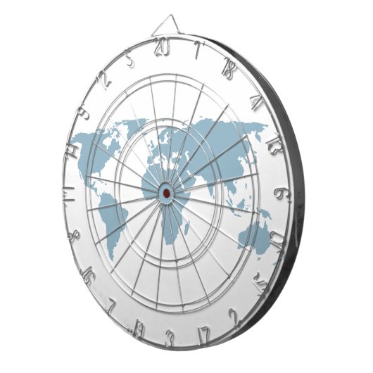Weltkarte Dartscheibe (Vorderseite rechts)