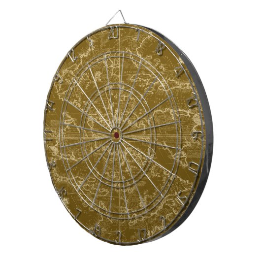 Weltkarte-Dartscheibe Dartscheibe (Vorderseite rechts)